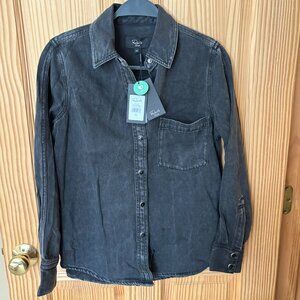 Brand New Rails Atticus Shirt in Washed Black Size XS